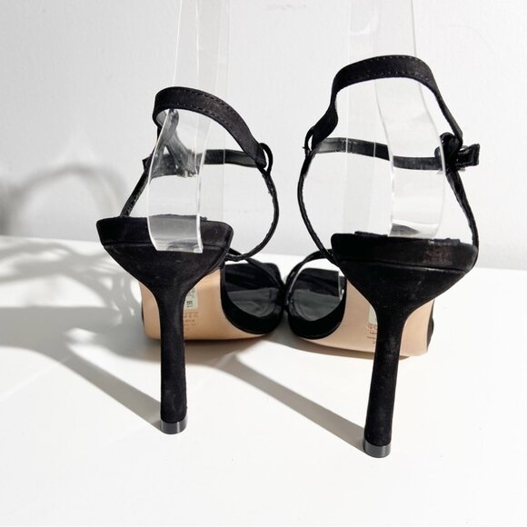 Schutz black strappy leather heels black size 7.5 - Picture 7 of 7